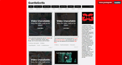 Desktop Screenshot of guerillagorilla.com