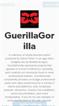 Mobile Screenshot of guerillagorilla.com